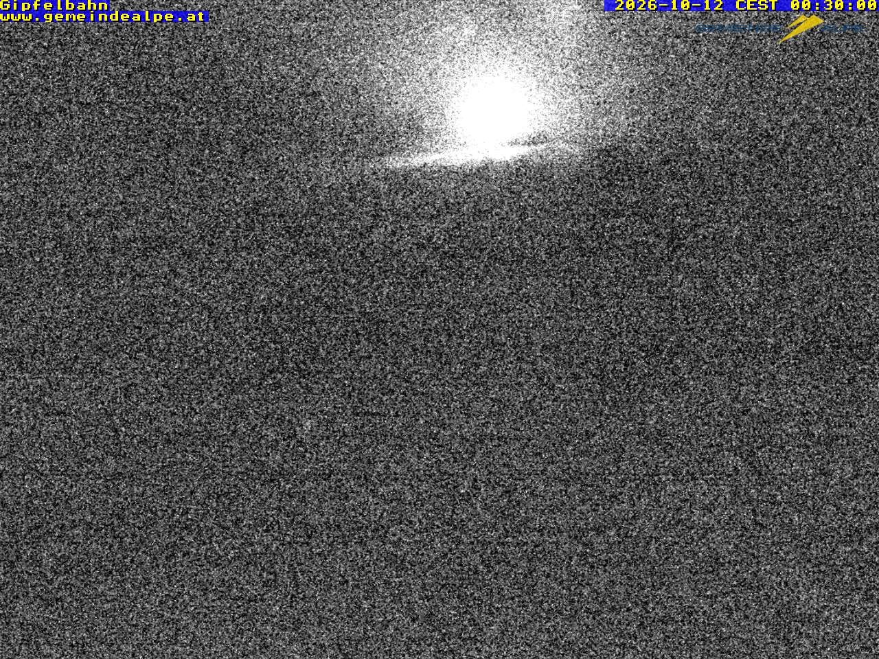 Archiv Foto Webcam Gemeindealpe Gipfelbahn und Gipfel