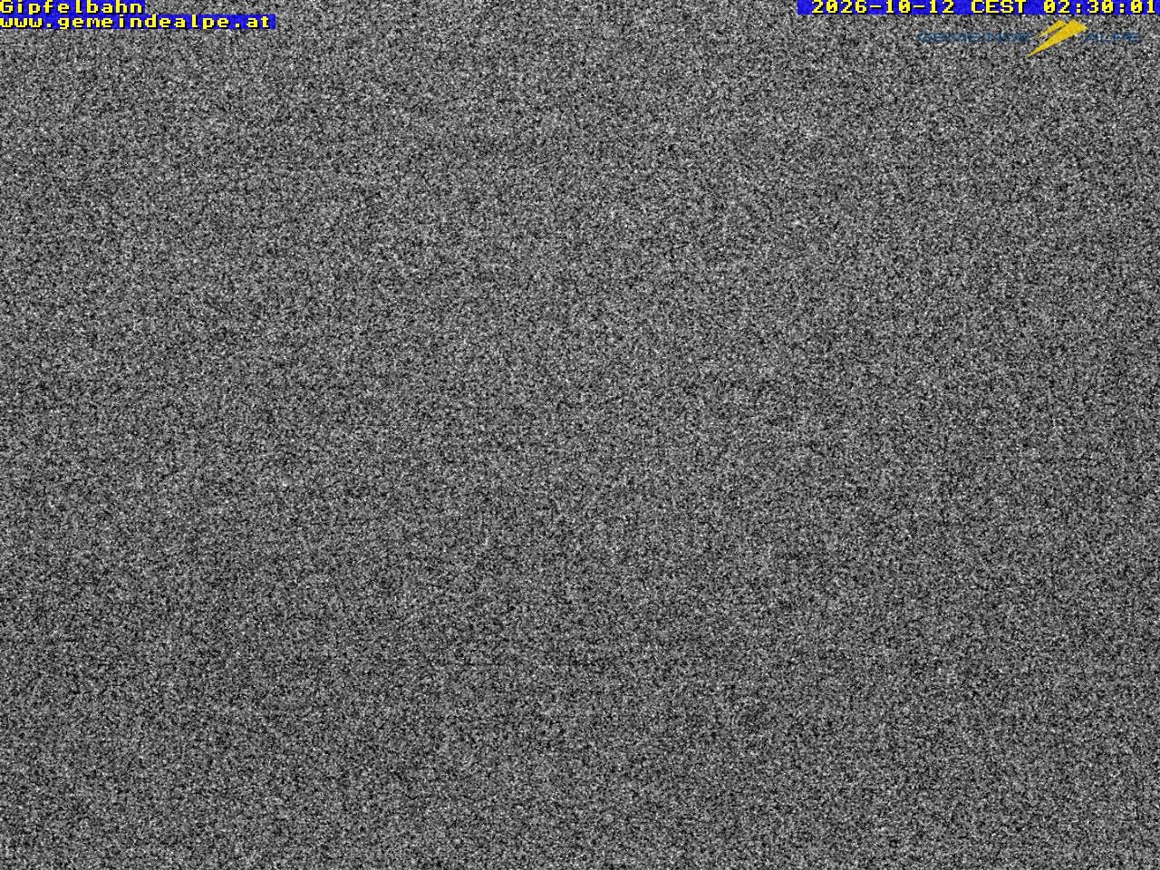 Archiv Foto Webcam Gemeindealpe Gipfelbahn und Gipfel