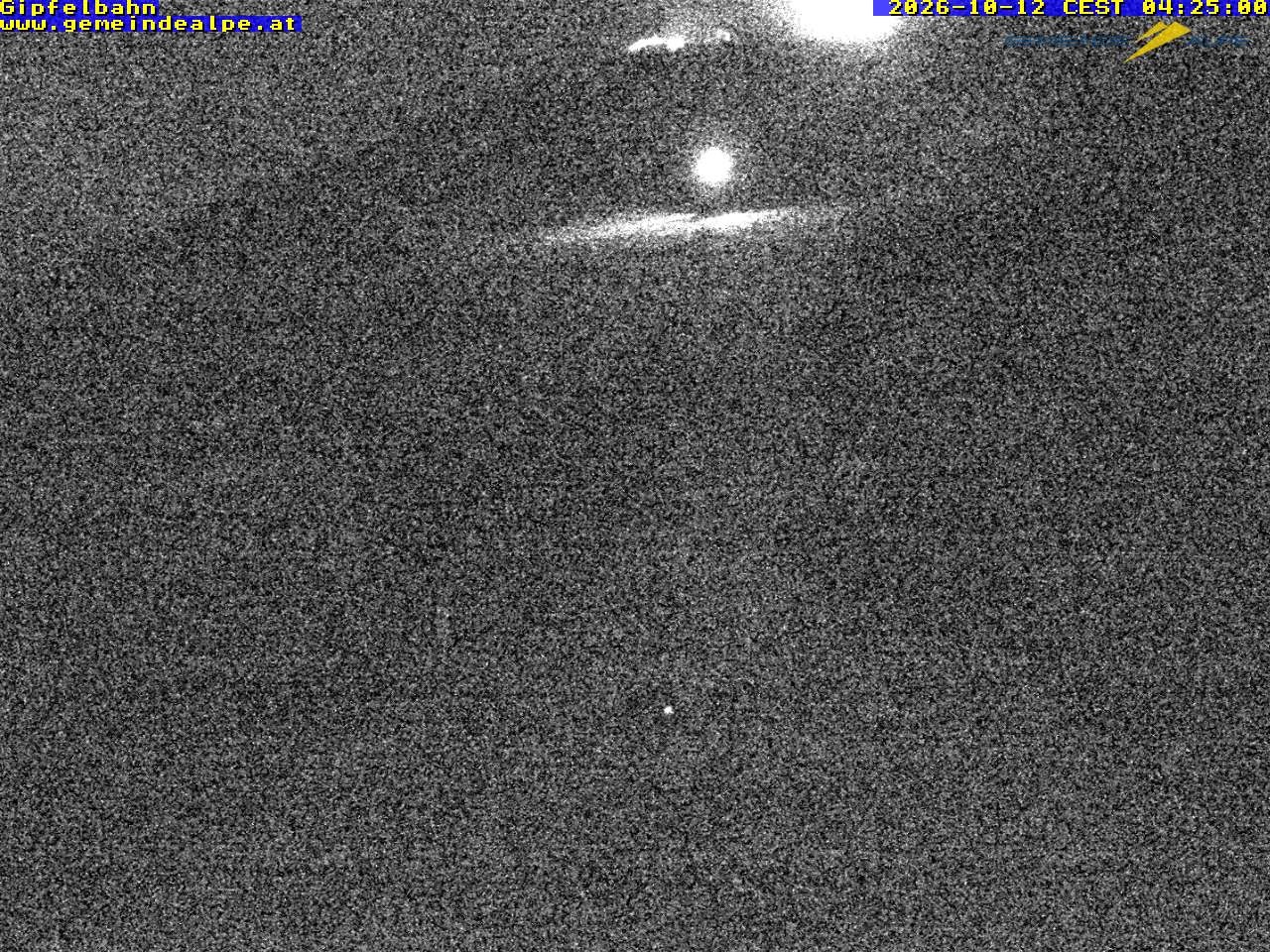 Archiv Foto Webcam Gemeindealpe Gipfelbahn und Gipfel
