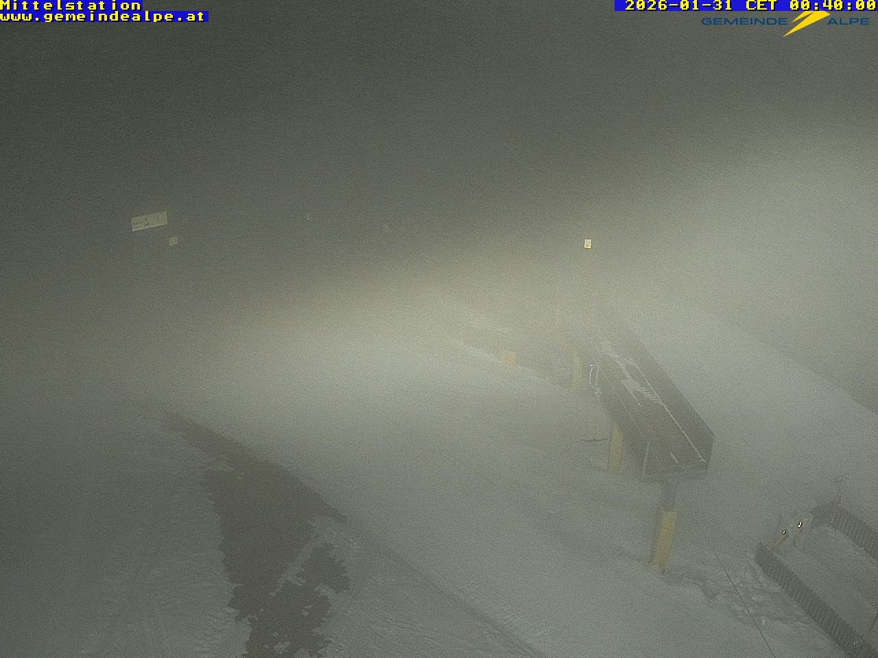 Archiv Foto Webcam Mittelstation Gemeindealpe