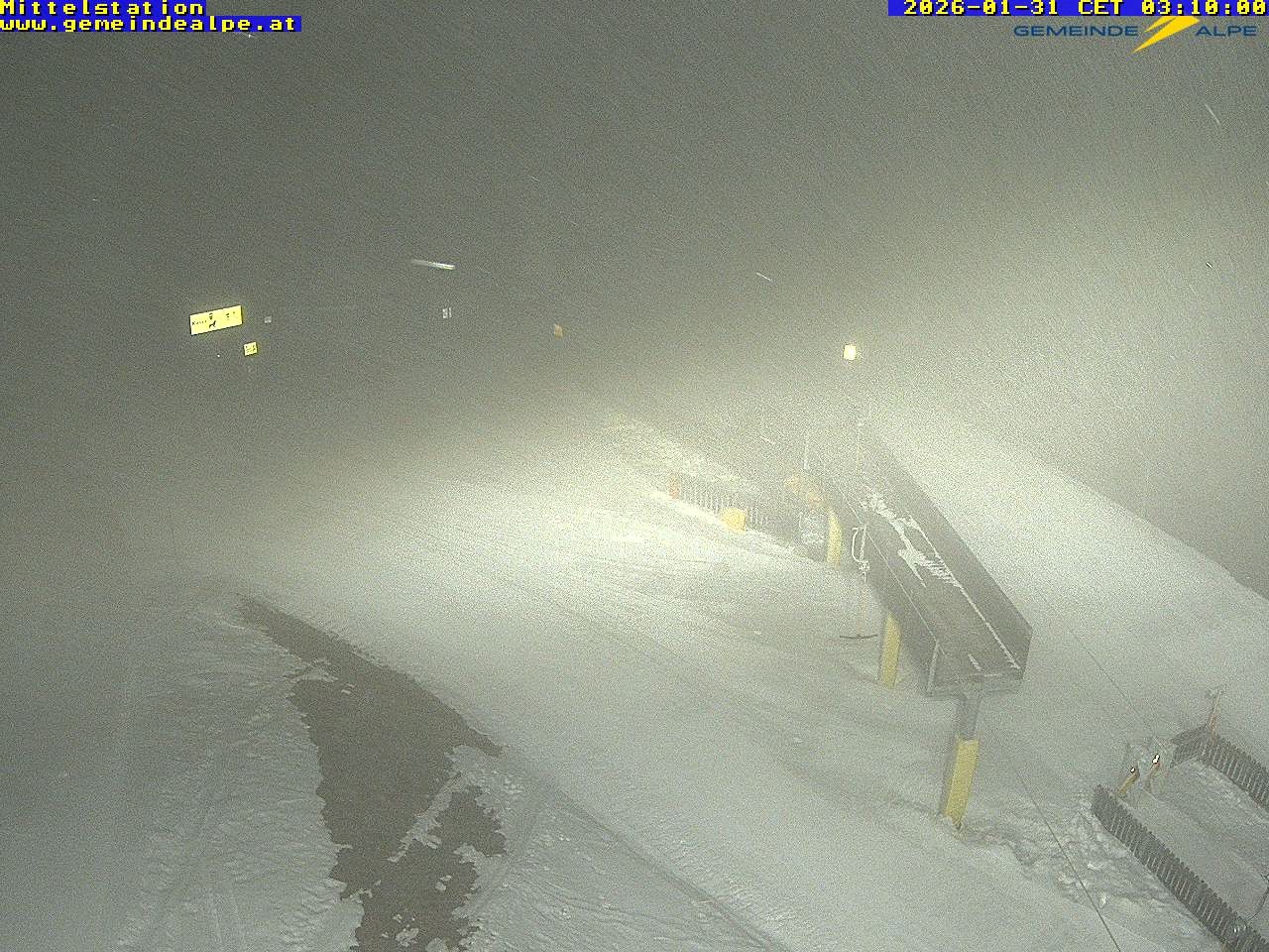 Archiv Foto Webcam Mittelstation Gemeindealpe
