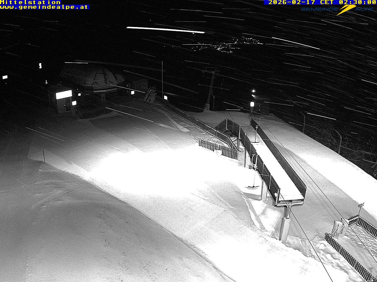 Archiv Foto Webcam Mittelstation Gemeindealpe