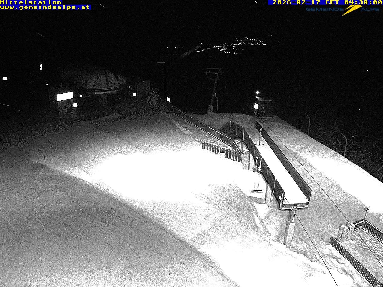 Archiv Foto Webcam Mittelstation Gemeindealpe