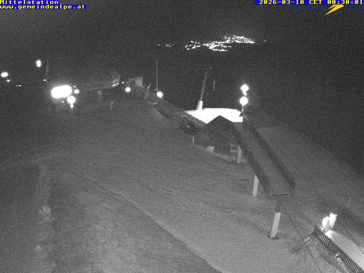 Archiv Foto Webcam Mittelstation Gemeindealpe