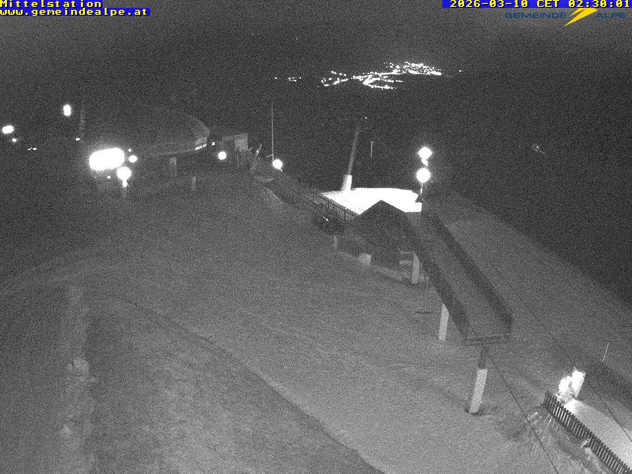 Archiv Foto Webcam Mittelstation Gemeindealpe