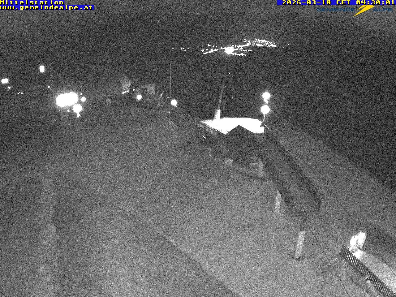 Archiv Foto Webcam Mittelstation Gemeindealpe