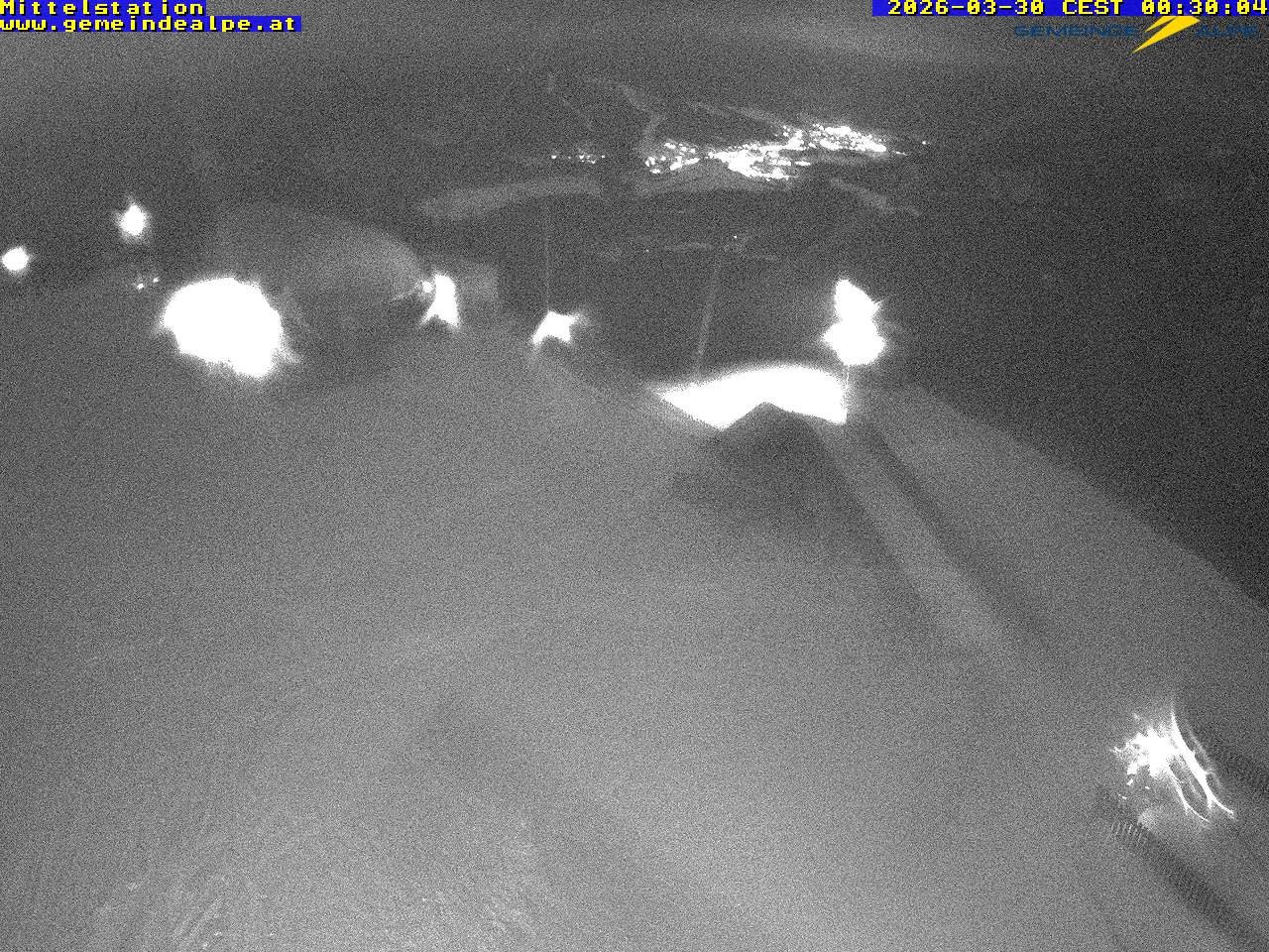 Archiv Foto Webcam Mittelstation Gemeindealpe