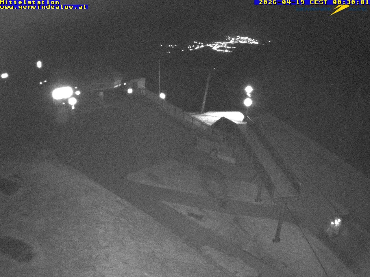 Archiv Foto Webcam Mittelstation Gemeindealpe