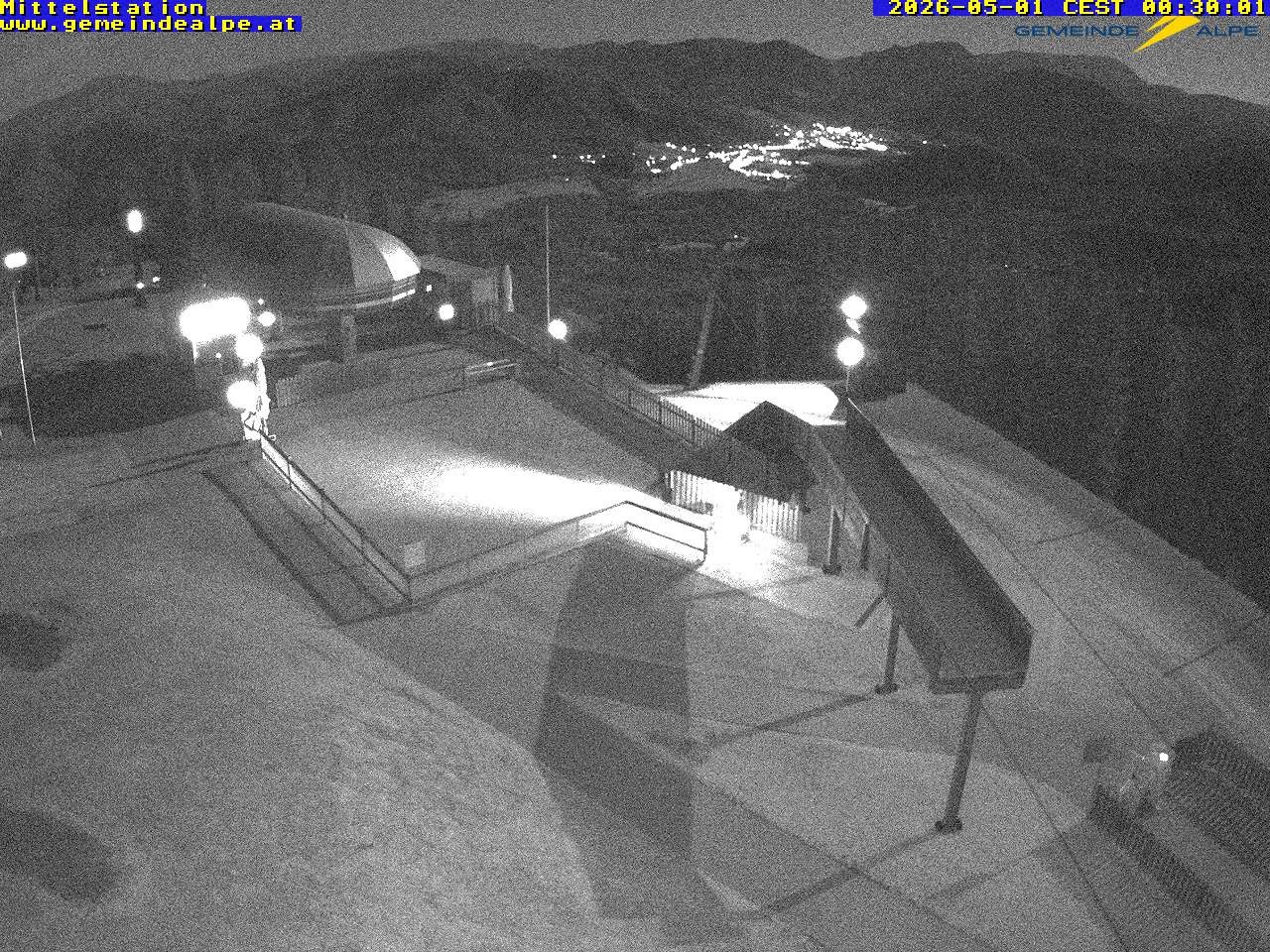 Archiv Foto Webcam Mittelstation Gemeindealpe