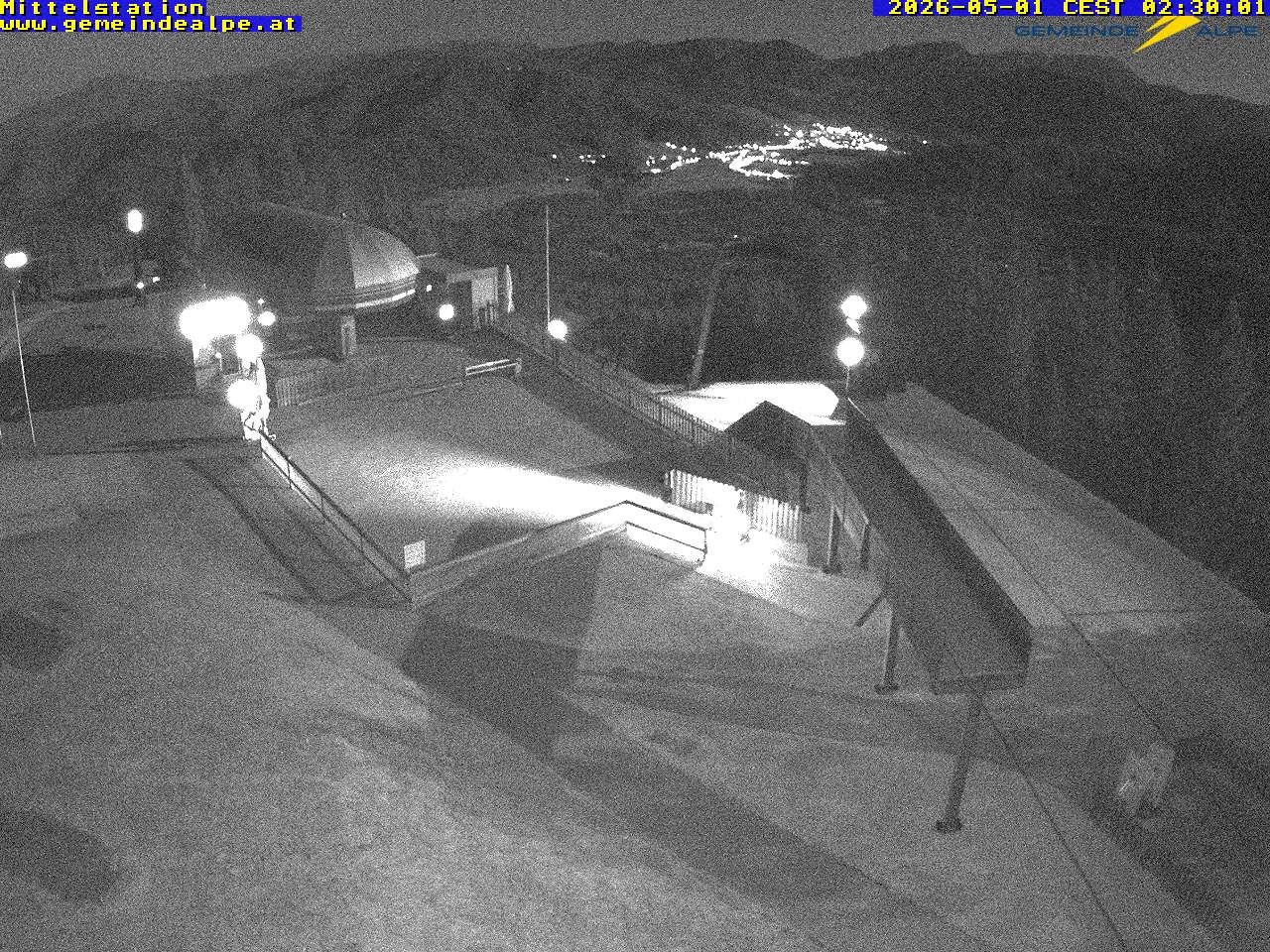 Archiv Foto Webcam Mittelstation Gemeindealpe