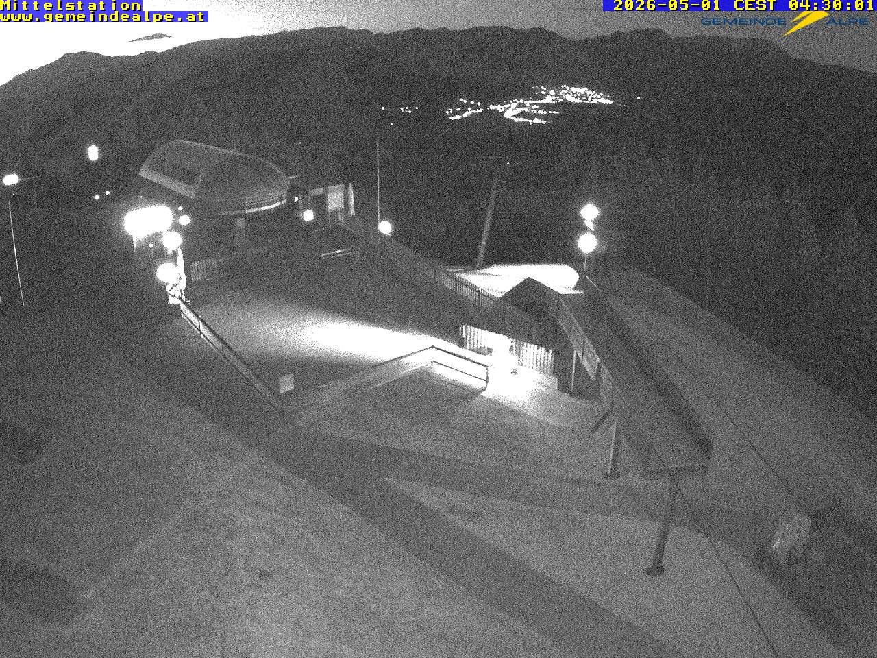 Archiv Foto Webcam Mittelstation Gemeindealpe