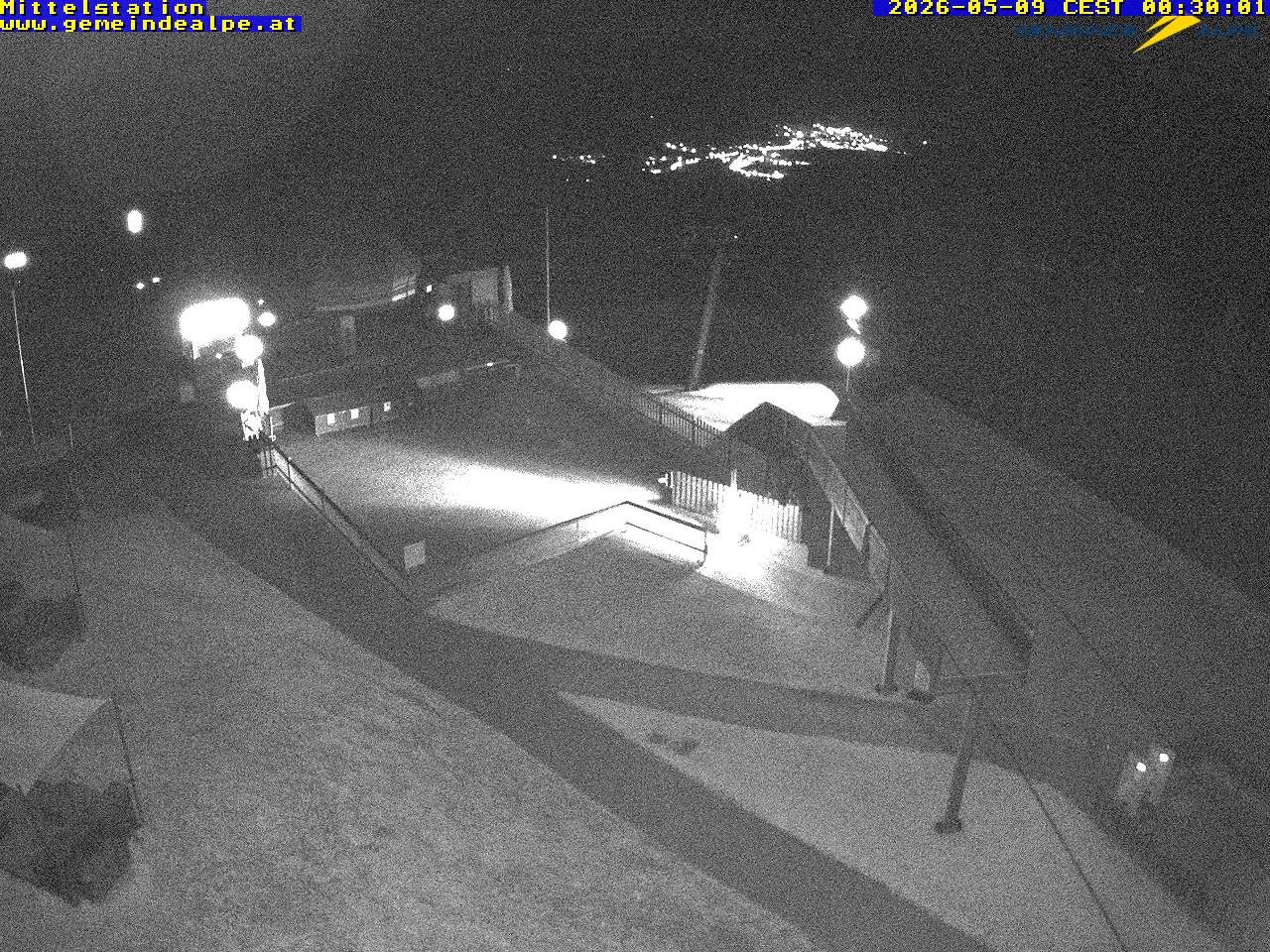 Archiv Foto Webcam Mittelstation Gemeindealpe