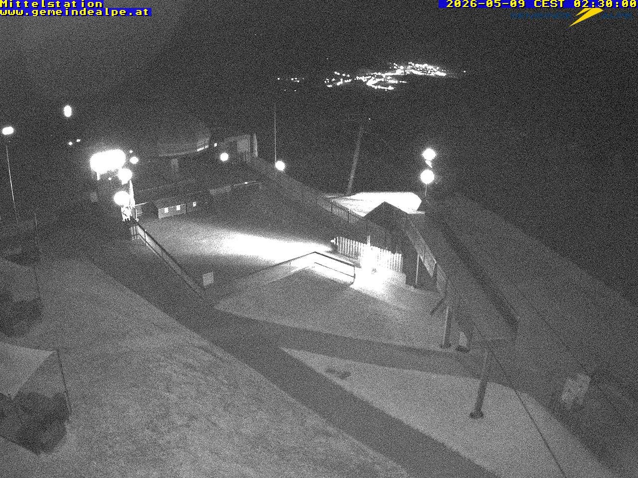 Archiv Foto Webcam Mittelstation Gemeindealpe