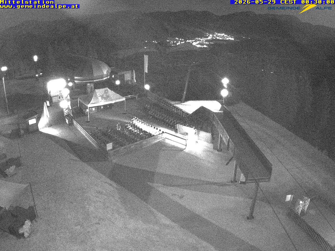 Archiv Foto Webcam Mittelstation Gemeindealpe
