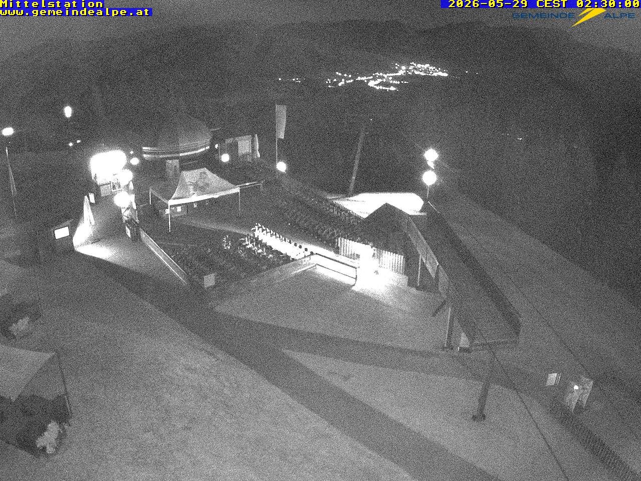 Archiv Foto Webcam Mittelstation Gemeindealpe