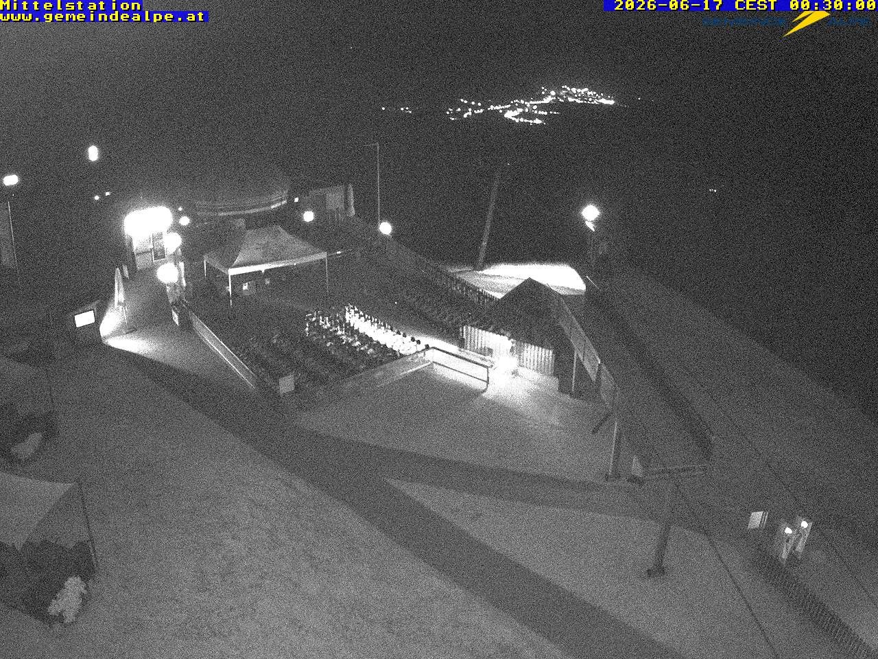 Archiv Foto Webcam Mittelstation Gemeindealpe