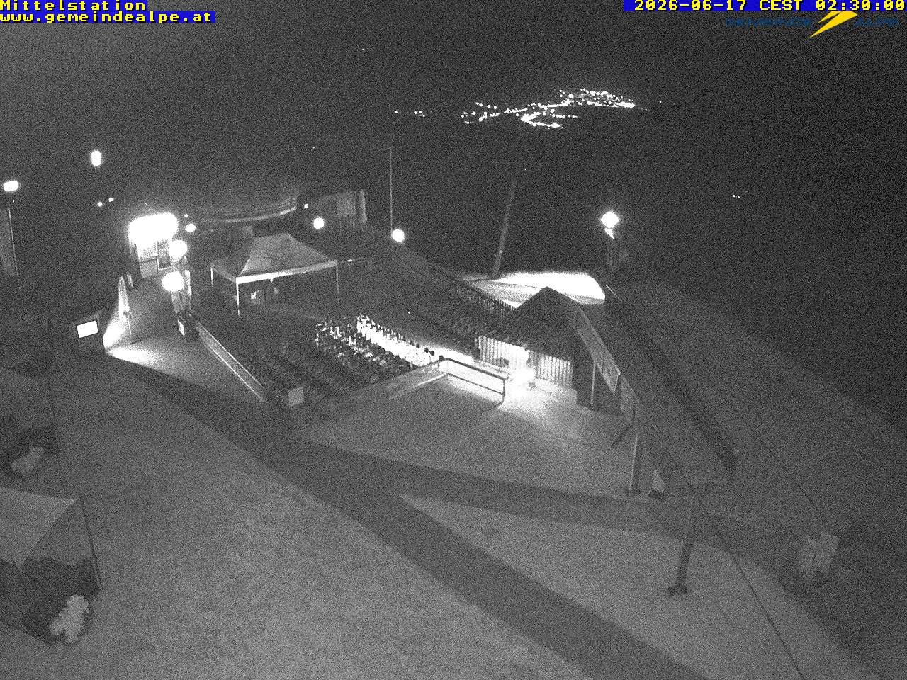 Archiv Foto Webcam Mittelstation Gemeindealpe