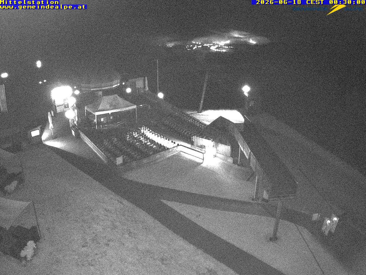 Archiv Foto Webcam Mittelstation Gemeindealpe
