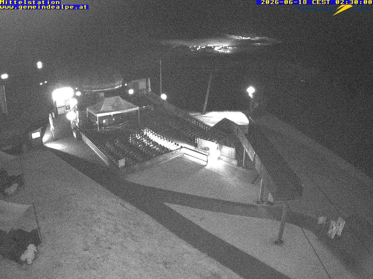 Archiv Foto Webcam Mittelstation Gemeindealpe