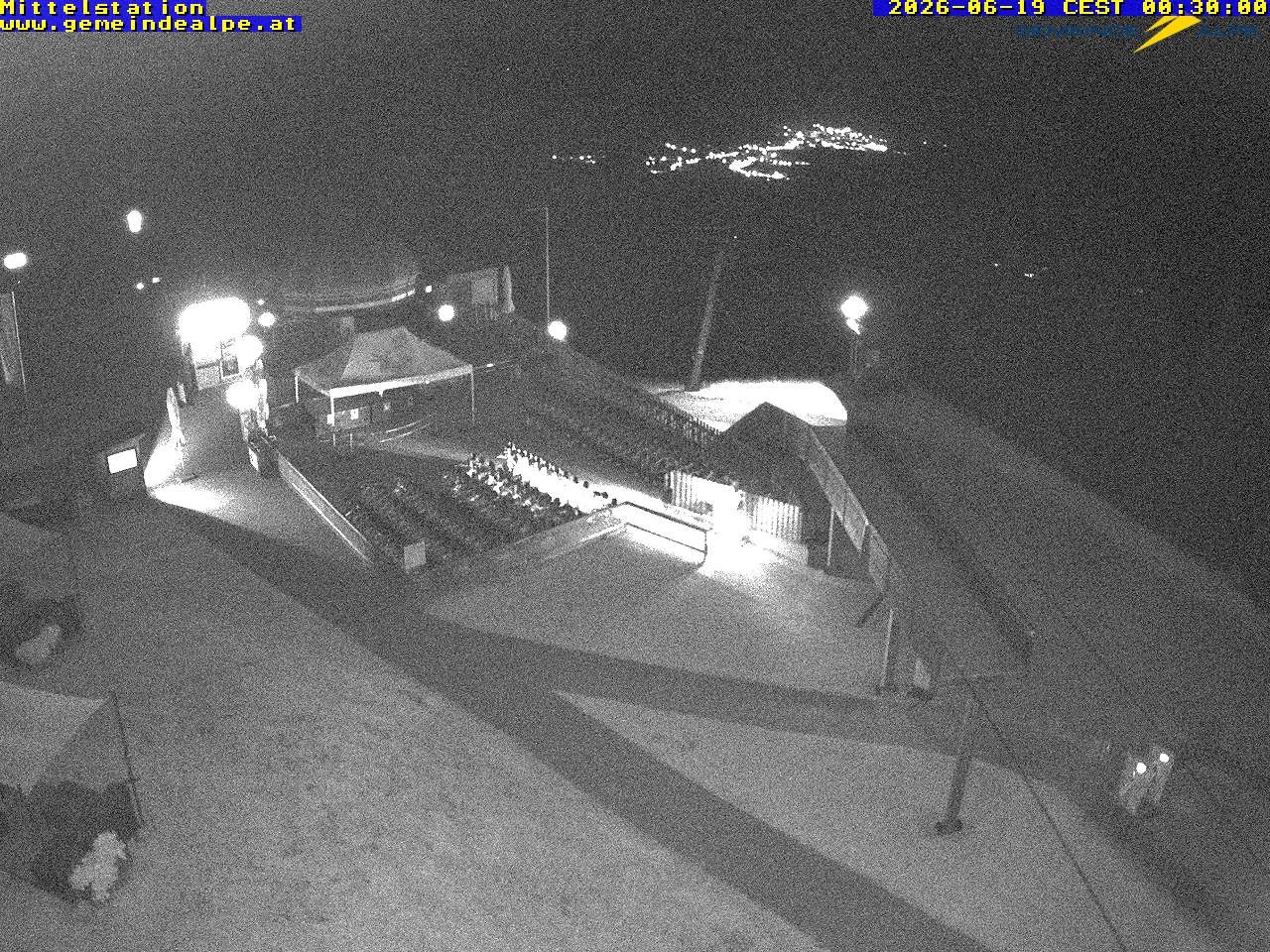 Archiv Foto Webcam Mittelstation Gemeindealpe