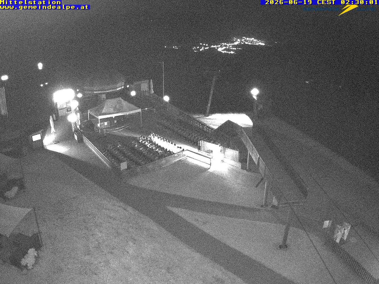 Archiv Foto Webcam Mittelstation Gemeindealpe