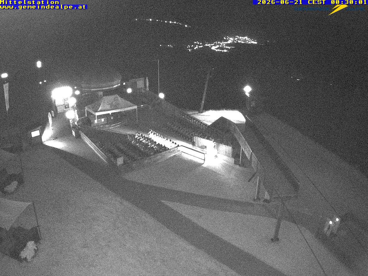 Archiv Foto Webcam Mittelstation Gemeindealpe