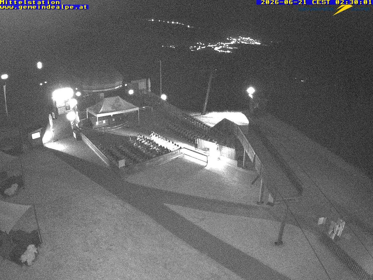 Archiv Foto Webcam Mittelstation Gemeindealpe