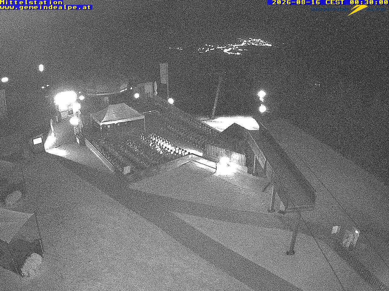 Archiv Foto Webcam Mittelstation Gemeindealpe