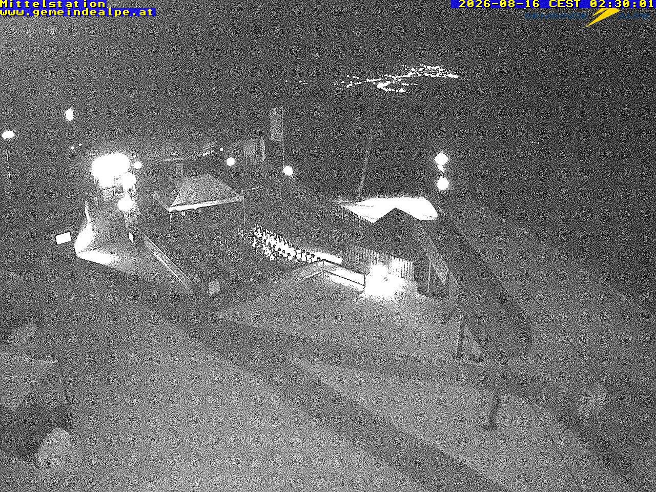 Archiv Foto Webcam Mittelstation Gemeindealpe