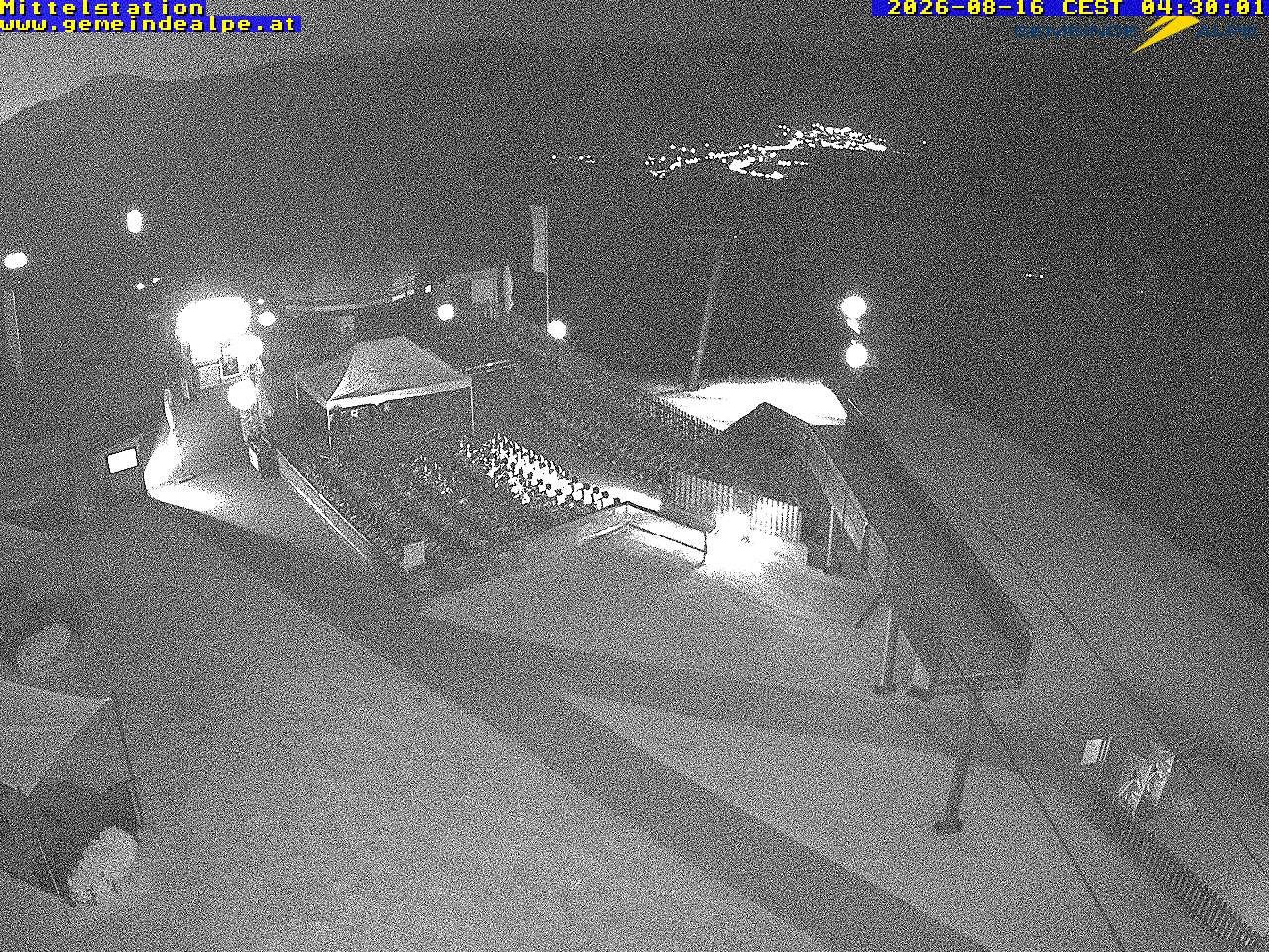Archiv Foto Webcam Mittelstation Gemeindealpe