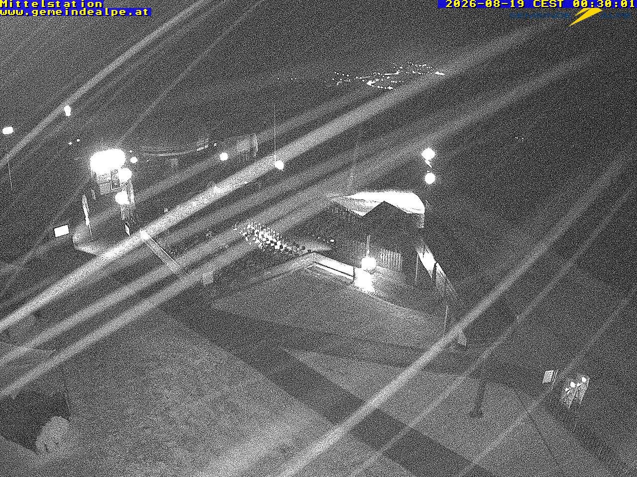 Archiv Foto Webcam Mittelstation Gemeindealpe