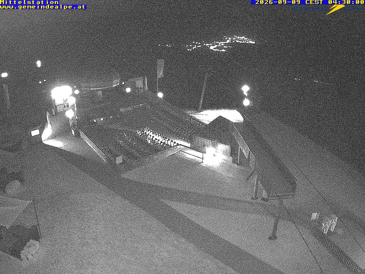 Archiv Foto Webcam Mittelstation Gemeindealpe