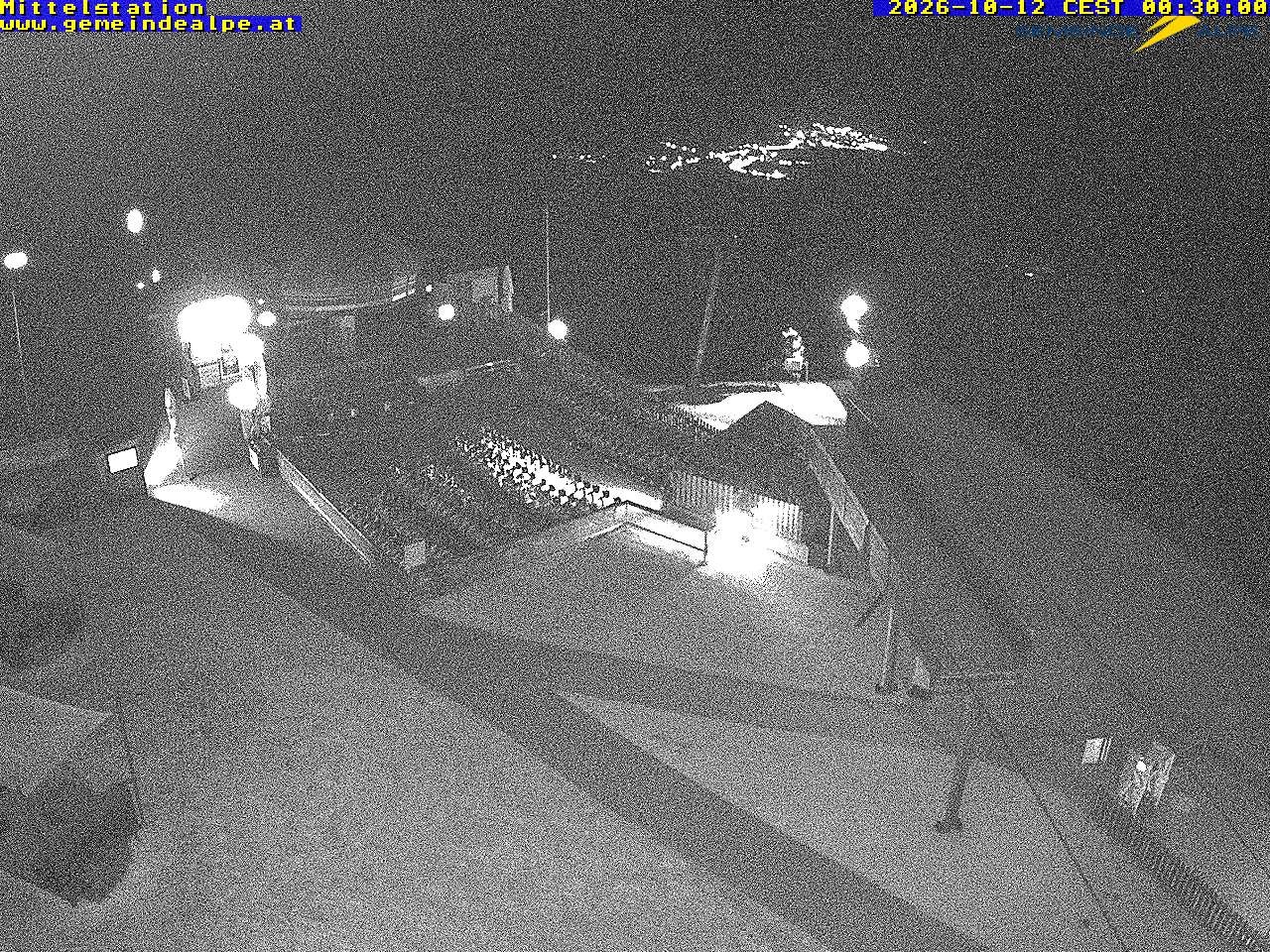 Archiv Foto Webcam Mittelstation Gemeindealpe