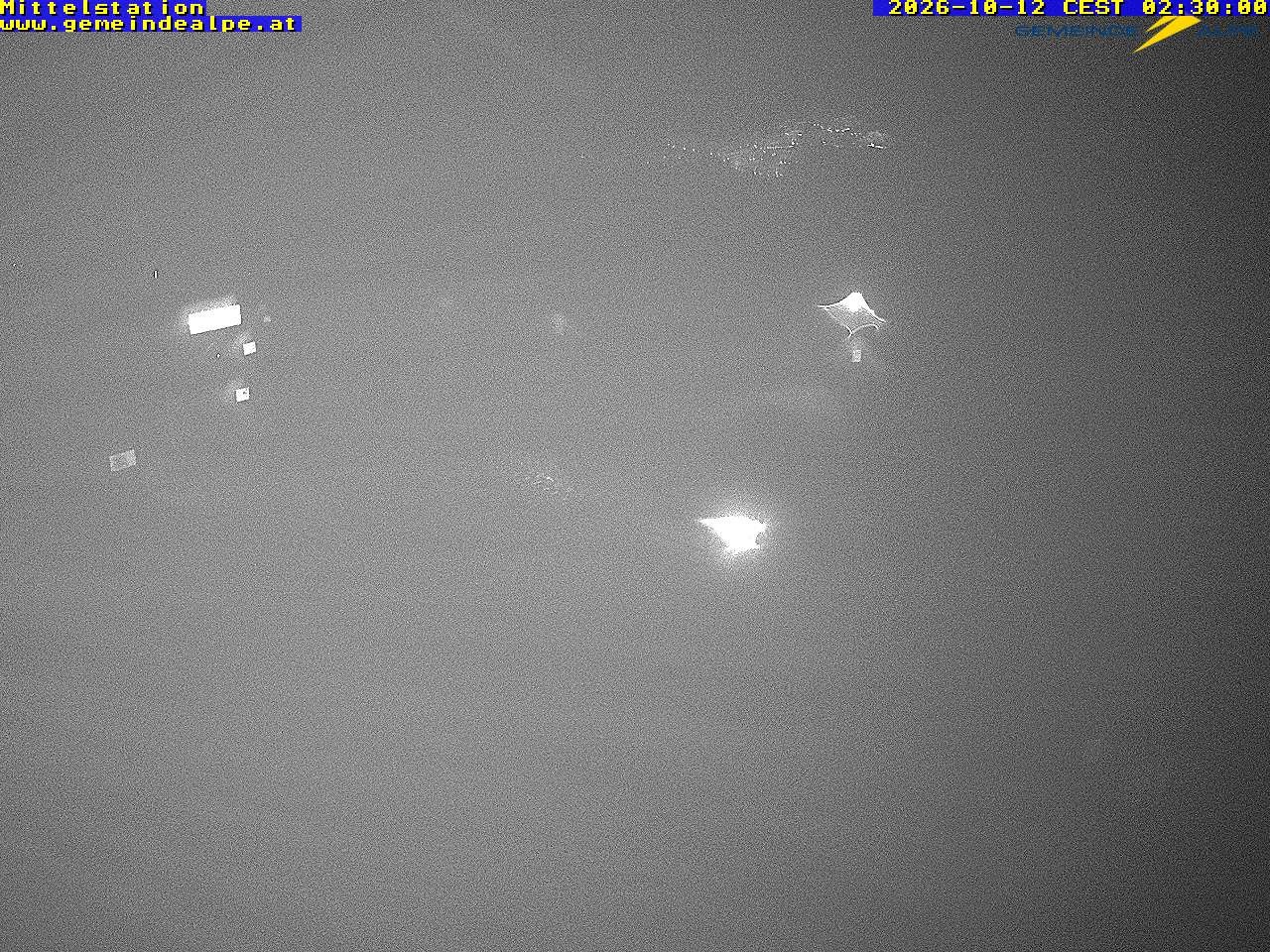 Archiv Foto Webcam Mittelstation Gemeindealpe