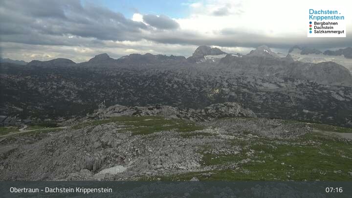 Archived image Webcam Krippenstein (2109m) in Upper Austria