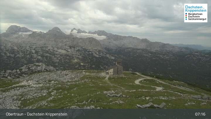 Archived image Webcam Krippenstein (2109m) in Upper Austria