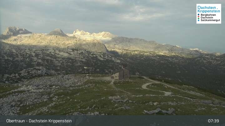 Archived image Webcam Krippenstein (2109m) in Upper Austria