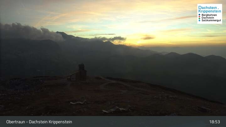 Archived image Webcam Krippenstein (2109m) in Upper Austria