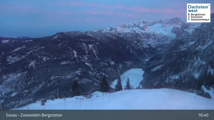 Archiv Foto Webcam Gosau: Zwieselalm Panorama Jet