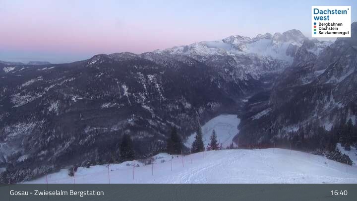 Archiv Foto Webcam Gosau: Zwieselalm Panorama Jet
