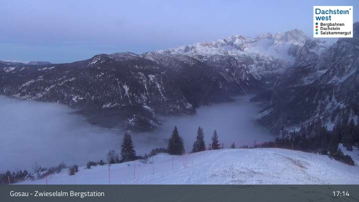 Archiv Foto Webcam Gosau: Zwieselalm Panorama Jet