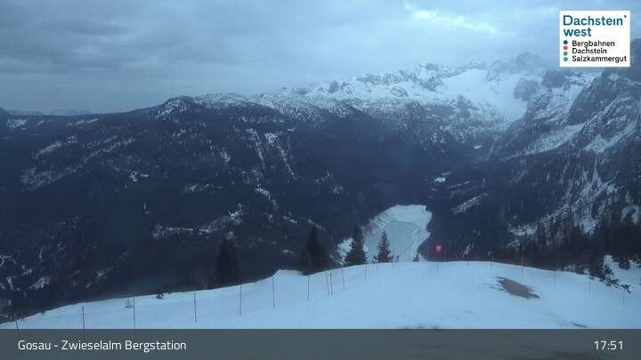 Archiv Foto Webcam Gosau: Zwieselalm Panorama Jet
