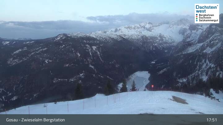 Archiv Foto Webcam Gosau: Zwieselalm Panorama Jet