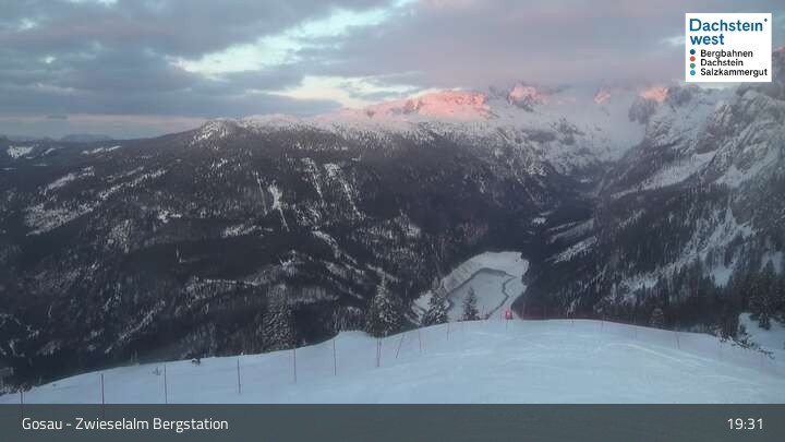 Archiv Foto Webcam Gosau: Zwieselalm Panorama Jet