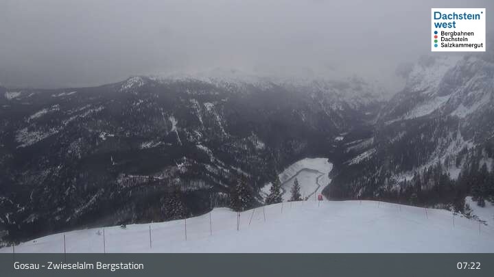 Archiv Foto Webcam Gosau: Zwieselalm Panorama Jet