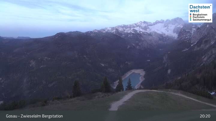 Archiv Foto Webcam Gosau: Zwieselalm Panorama Jet