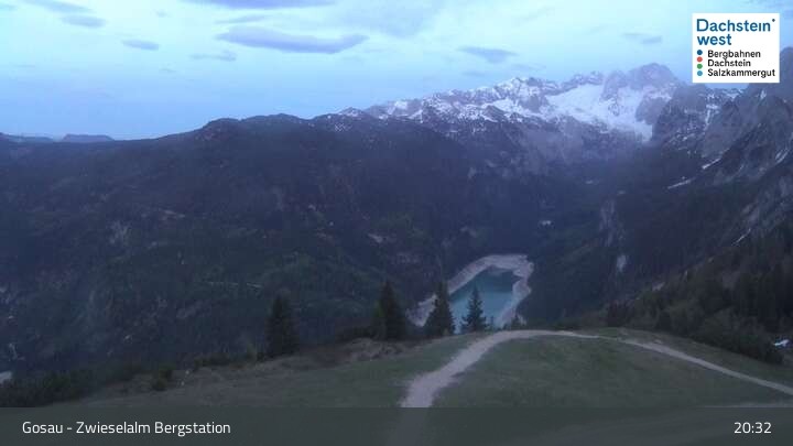 Archiv Foto Webcam Gosau: Zwieselalm Panorama Jet