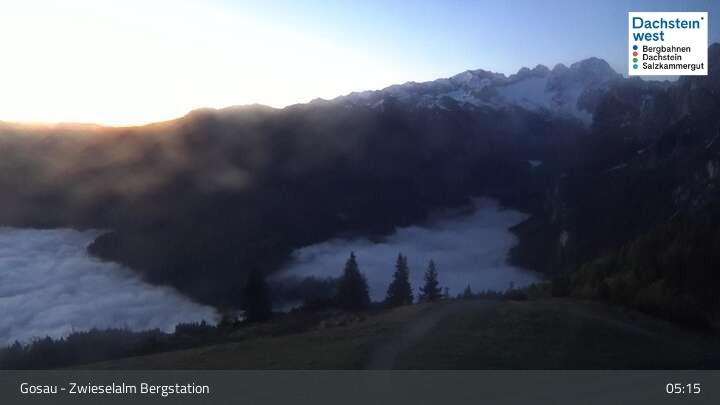 Archiv Foto Webcam Gosau: Zwieselalm Panorama Jet