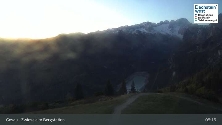 Archiv Foto Webcam Gosau: Zwieselalm Panorama Jet