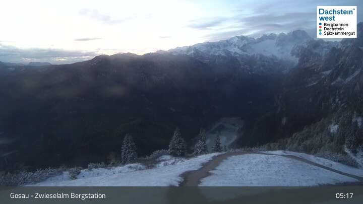 Archiv Foto Webcam Gosau: Zwieselalm Panorama Jet